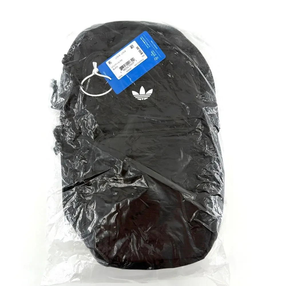 Adidas Black Utility 4 Sling Bag Size One Size